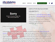 Tablet Screenshot of life4diabetes.com